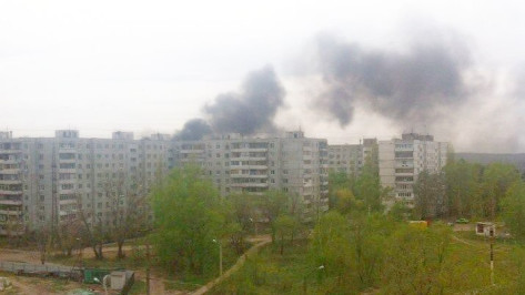 Воронежцев испугал черный дым на левом берегу 