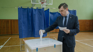 Первый зампредседателя облправительства Данил Кустов проголосовал на выборах депутатов Воронежской областной и городской дум