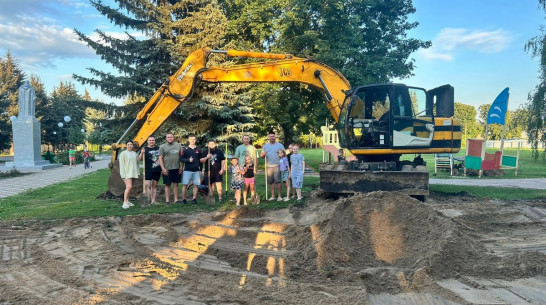 В хохольском селе Новогремяченское на детской площадке сделают спортивную зону