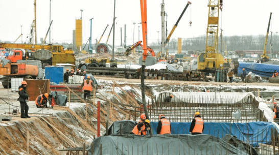  В Воронежской области объем строительства в январе вырос на треть