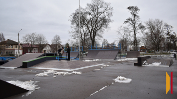 В Борисоглебске на скейт-площадке установили новое оборудование
