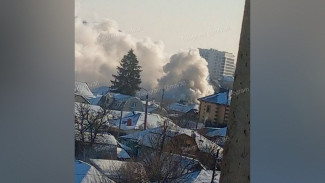 Очевидцы сообщили о пожаре в Ленинском районе Воронежа