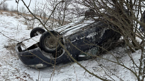 В Воронежской области Volkswagen вылетел в кювет: пострадала 13-летняя девочка