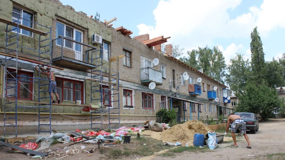 В Ольховатском районе многоквартирный жилой дом остался без крыши