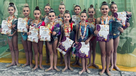 Грибановские гимнастки привезли 6 золотых медалей из Воронежа с турнира «Золотая осень»