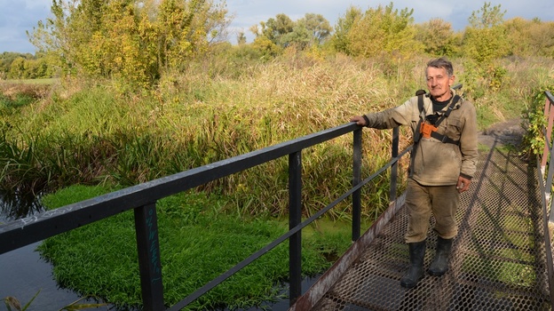 Житель россошанского села Александровка очистил от зарослей берега местных рек