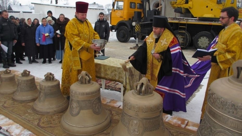В Белоруссии освятили колокола, отлитые в Воронеже