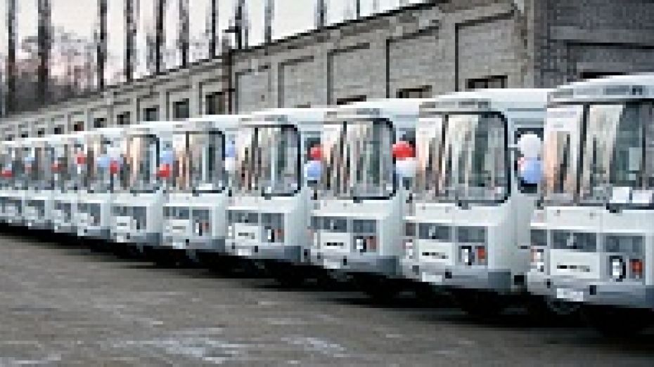 В районы Воронежской области отправились 40 новых автобусов 