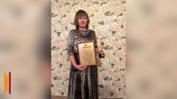 Многодетная мать из острогожского села Кривая Поляна получила знак общественного признания