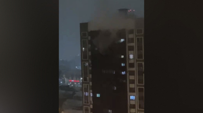 В Советском районе Воронежа загорелась квартира на 14 этаже: видео