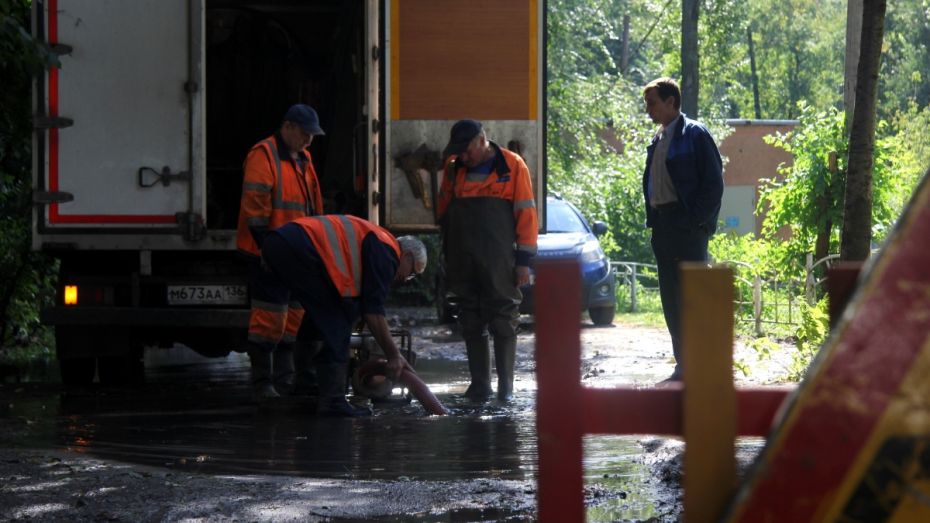 В Воронеже жильцы дома на Московском проспекте на сутки лишились воды из-за аварии 