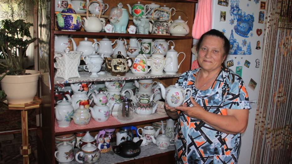 Коллекцию из 140 заварочных чайников собрала жительница Панино