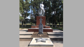 В таловском селе Верхняя Тишанка общественники установили Вечный огонь у мемориала Победы