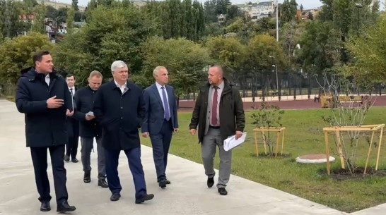 Мангальная зона и сквер предпринимателей: что предложил добавить на Петровской набережной губернатор Воронежской области