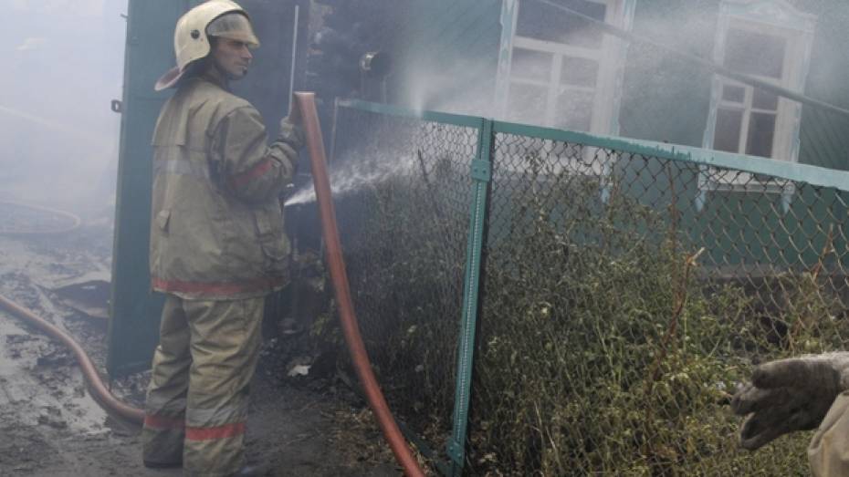 В Воронежской области на пожаре погибли супруги-пенсионеры