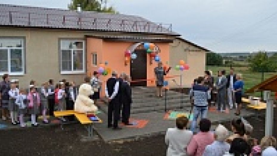В деревне Буравцовка Эртильского района открыли детский сад
