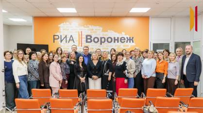 Председатель Союза журналистов России Владимир Соловьев ответил на вопросы сотрудников РИА «Воронеж»