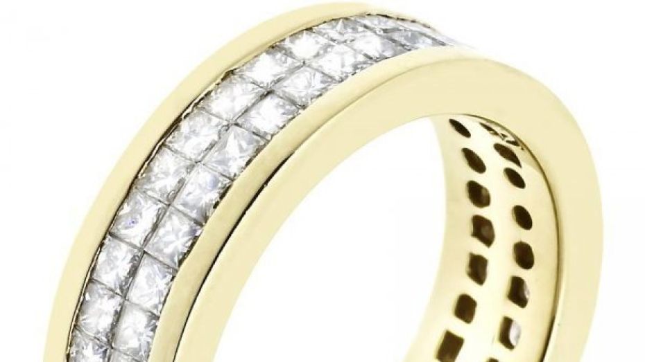 Встречаем Новый 2016 год: изящное золотое кольцо