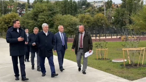 Мангальная зона и сквер предпринимателей: что предложил добавить на Петровской набережной губернатор Воронежской области