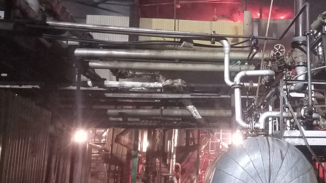 В Воронежской области загорелся завод «Акрил»