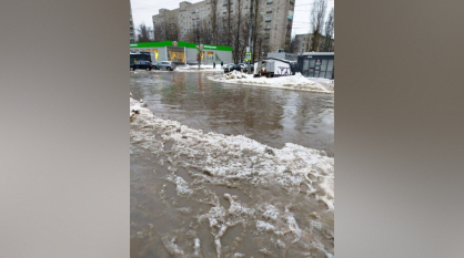 Из-за резкого потепления Воронеж затопило: фото и видео