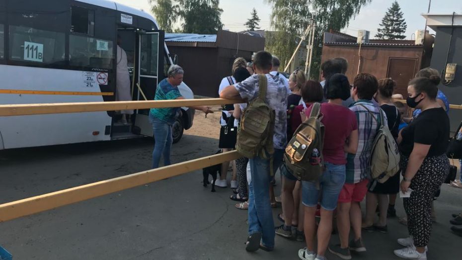 Жители окрестностей Воронежа пожаловались на проблемы с автобусами