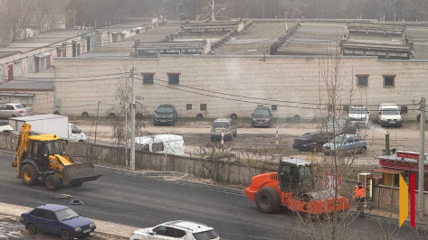 В Воронеже стартовал ремонт проблемной дороги на улице Владимира Невского
