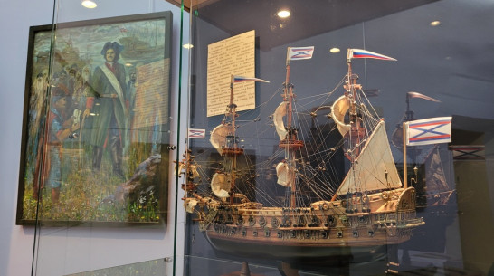 Выставка моделей кораблей открылась в острогожском музее