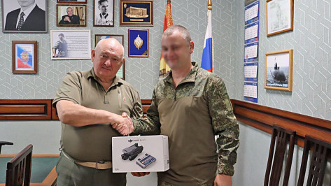 Лискинцы передали квадрокоптер в зону СВО