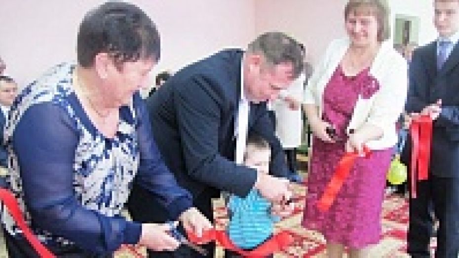 В Репьевском районе сегодня открылись  сразу пять детских садов