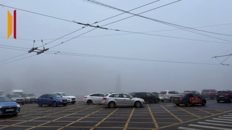 Воронежцы поделились кадрами густого тумана утром 23 октября