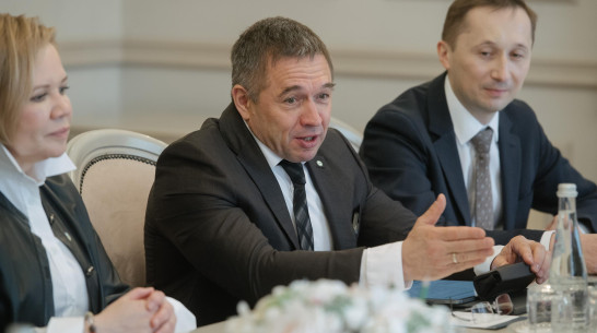 Нового председателя Центрально-Черноземного банка Сбербанка представили губернатору Воронежской области