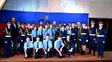 Семилукские школьники вступили в ряды «Юнармии»