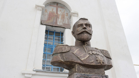 Памятник Николаю II появился в Воронежской области 