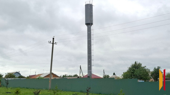 В Нижнедевицке новая башня Рожновского на улице Шматова обеспечит бесперебойную подачу воды жителям