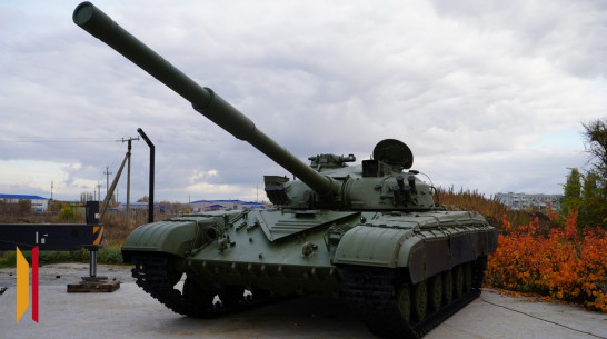 В борисоглебском парке Патриотов установили танк