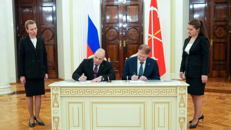 Подписано соглашение о сотрудничестве между советами муниципальных образований Воронежской области и Санкт-Петербурга