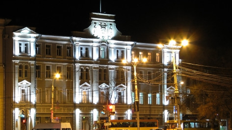 Послезавтра Горсвет Воронежа отключит подсветку зданий, в том числе областного правительства и мэрии