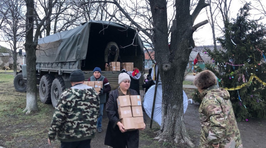 Воронежские волонтеры отправили 3 тонны гуманитарной помощи в ЛНР
