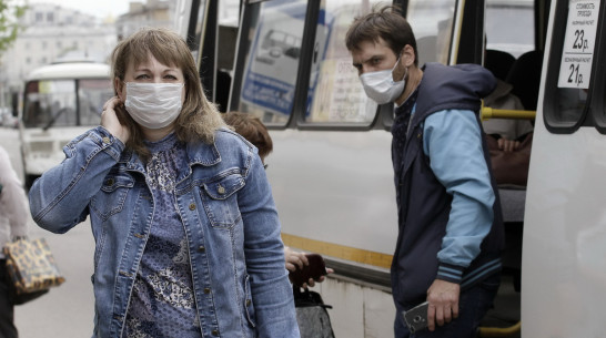 Пассажирам воронежских маршруток напомнят о необходимости носить маски