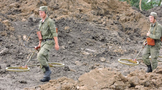 Военные нашли под Кантемировкой очередную авиабомбу