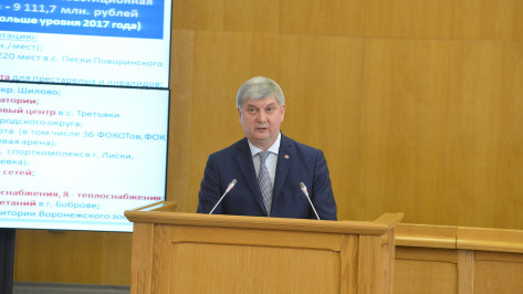 Ежегодный отчет губернатора Воронежской области покажут в прямом эфире