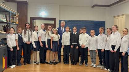 Губернатор Воронежской области Александр Гусев посетил новый детский центр при дворце Ольденбургских в Рамони