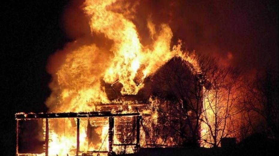 В грибановском поселке Савельевский при пожаре погиб 60-летний хозяин дома
