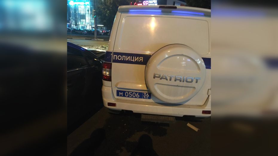 В Воронеже произошло ДТП с участием полицейского