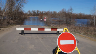 В Богучарском районе из-за разлива реки Дон развели наплавной мост