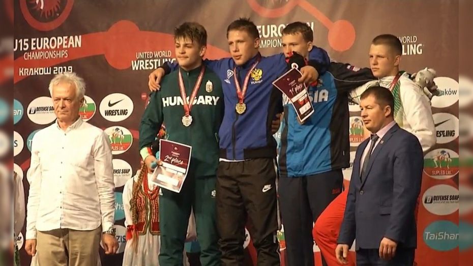 Воронежец победил в первенстве Европы по спортивной борьбе
