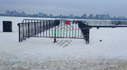 На Петровской набережной Воронежа объявили ЧС районного масштаба