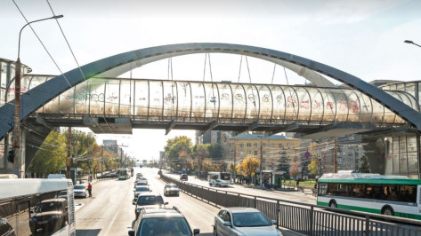 Надземный пешеходный переход у Центрального автовокзала в Воронеже могут отдать в концессию