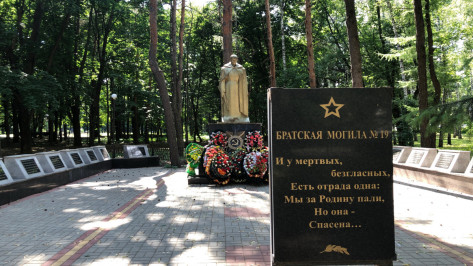 Проект РИА «Воронеж». Где этот памятник? Два братских захоронения в одном парке